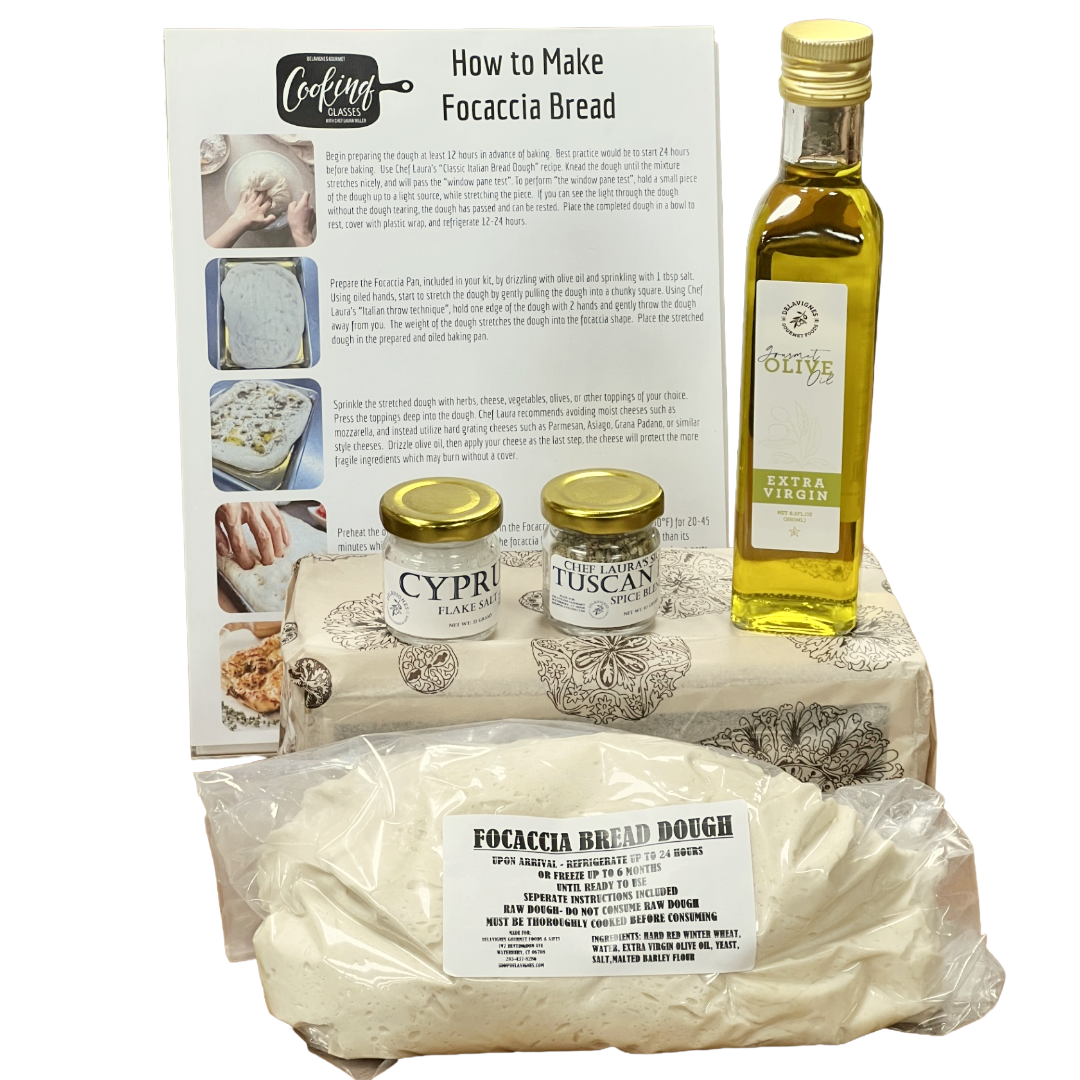 Ready to Bake- Focaccia Kit – Delavignes Gourmet Food & Gifts