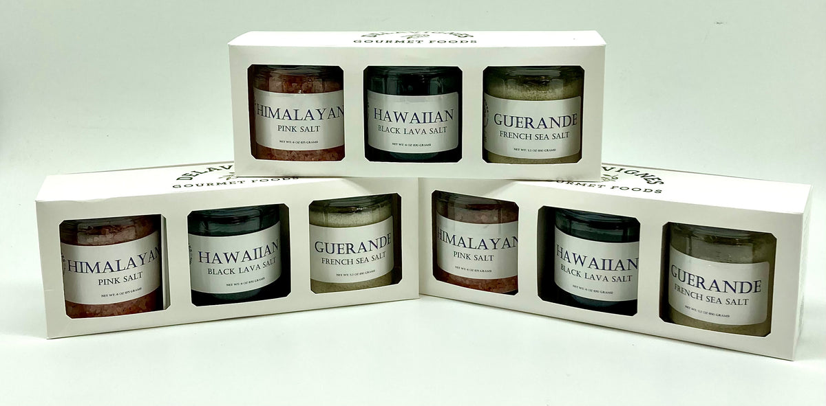 Delavignes Gourmet Salt Trio Sampler – Delavignes Gourmet Food & Gifts