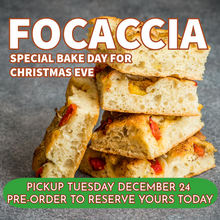 Load image into Gallery viewer, Focaccia Breads for Christmas Eve