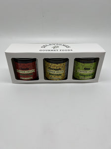 Delavignes Pepper Jelly Trio Gift Box- 7oz
