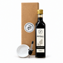 Load image into Gallery viewer, Delavignes Barrel-Aged Balsamic Vinegar Gift Box with dipping bowl and pour spout