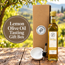 Load image into Gallery viewer, Lemon olive oil tasting gift box
