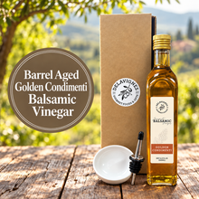 Load image into Gallery viewer, Barrel-Aged Golden Balsamic Condimenti Gift Box