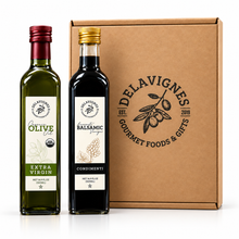 Load image into Gallery viewer, Best Seller Gift Box with Organic Extra Virgin Olive Oil and Balsamic Condimenti