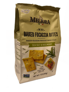 Baked Focaccia Bites Crackers