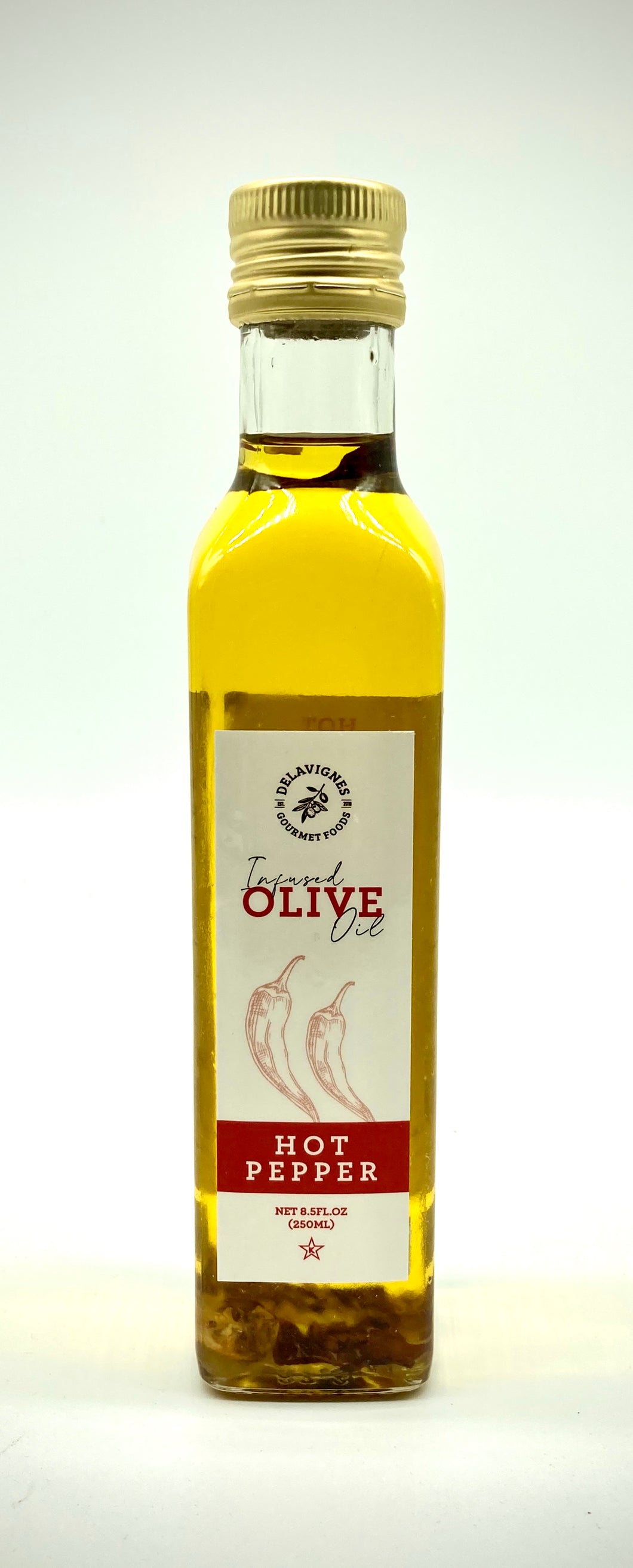 Hot Pepper Infused Olive Oil 8.5oz