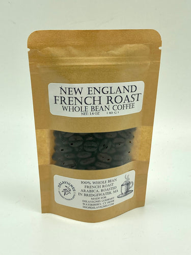 Delavignes New England French Roast Whole Bean Coffee - 1.4oz