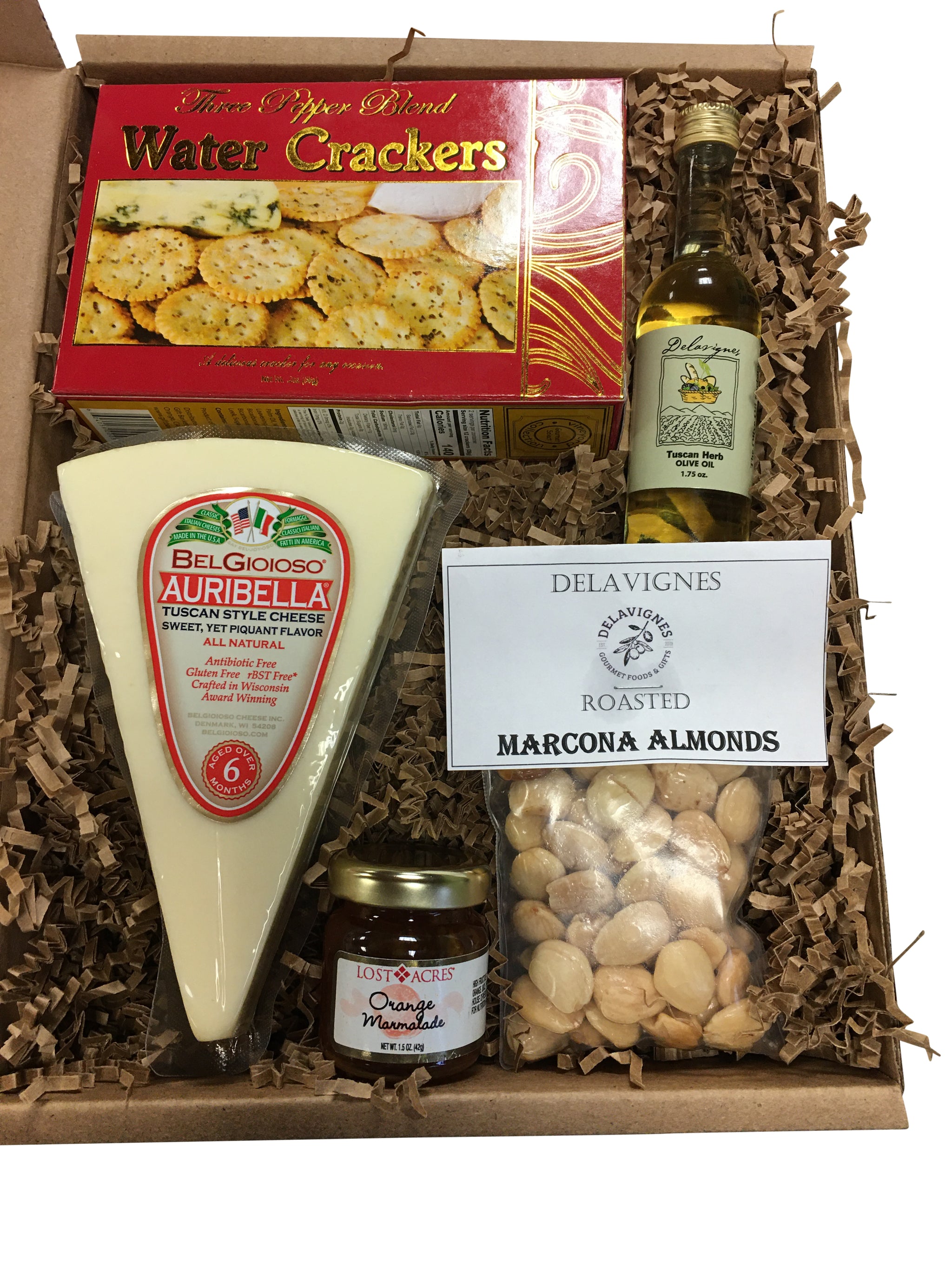 Cheese and Crackers Gift Box – Delavignes Gourmet Food & Gifts