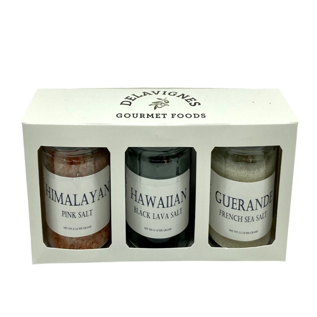 Delavignes Gourmet Salt Trio Sampler – Delavignes Gourmet Food & Gifts