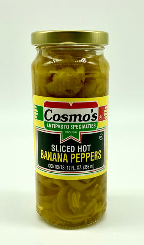 Hot Sliced Banana Peppers 12oz