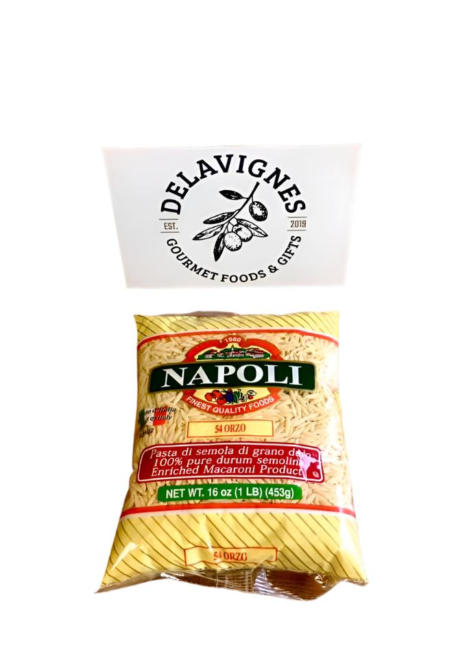 Napoli Orzo Dry Pasta - 16oz. – Delavignes Gourmet Food & Gifts